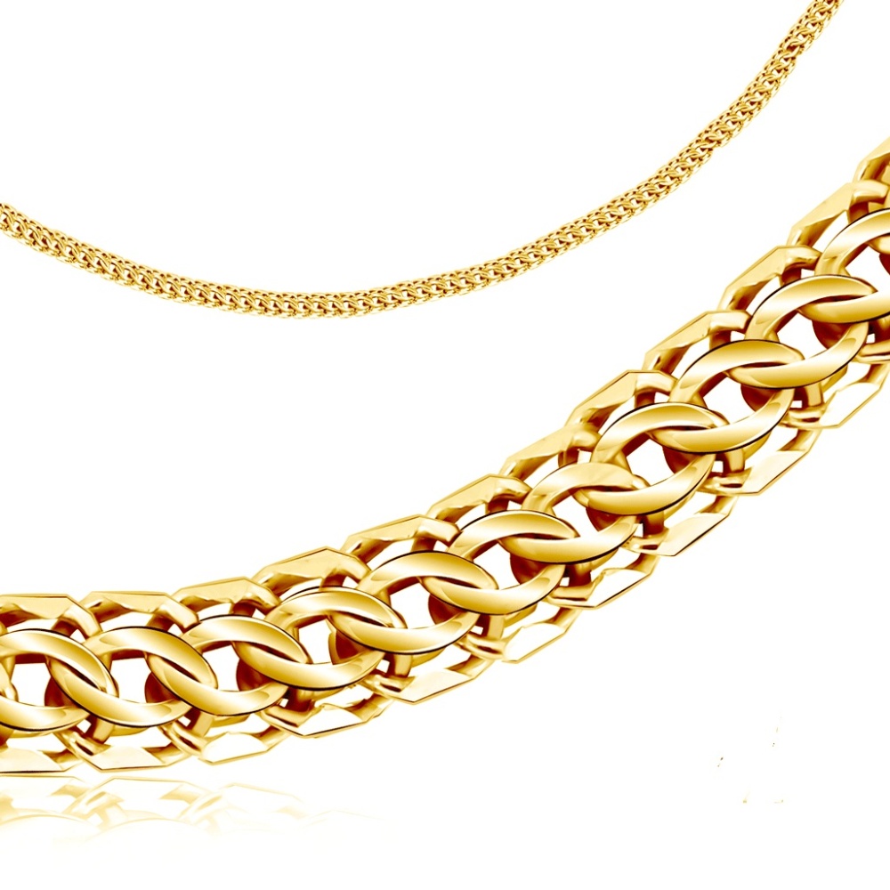 Цепь из золота плетение "Лорд"