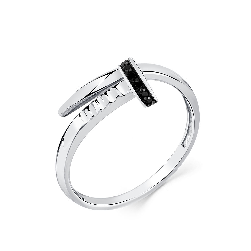 Кольцо из золота с фианитами