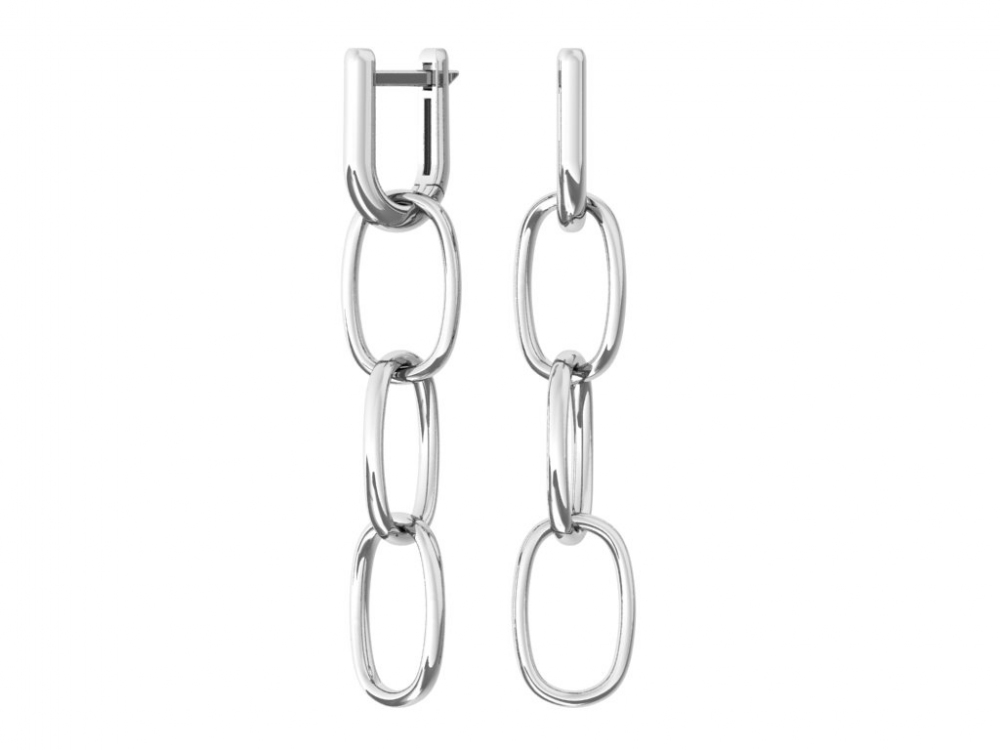 Серьги из серебра