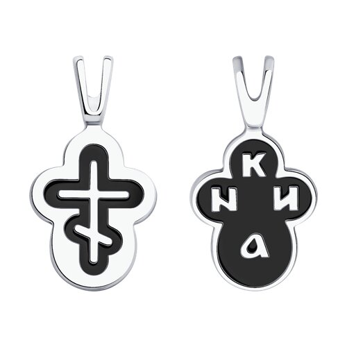 подвеска из серебра с эмалью