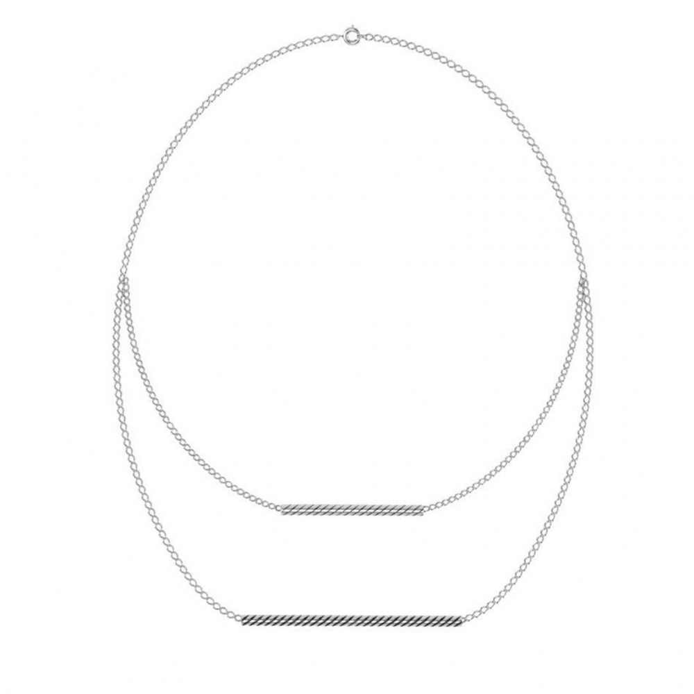 Колье из серебра