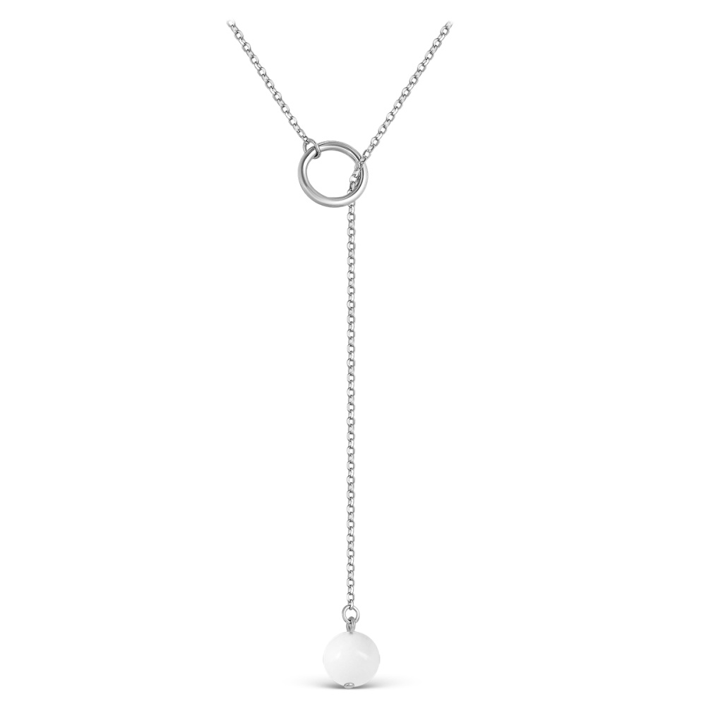 Колье из серебра с агатом