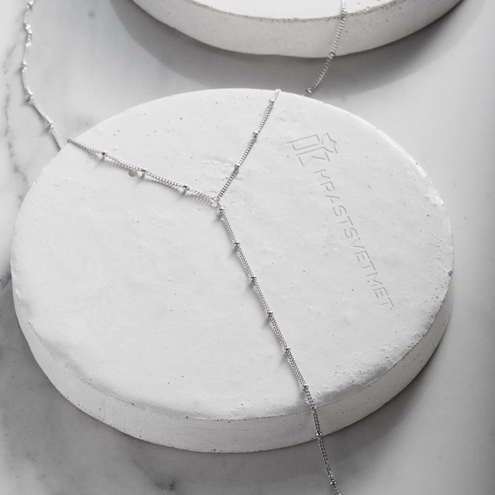 Колье из серебра