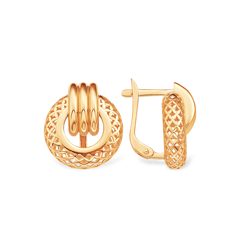Серьги из золота 585 пробы