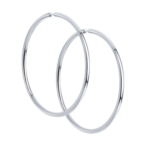серьги из серебра