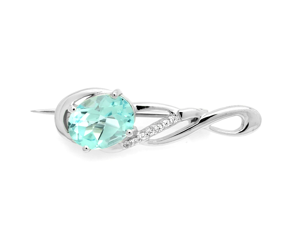 Брошь из серебра