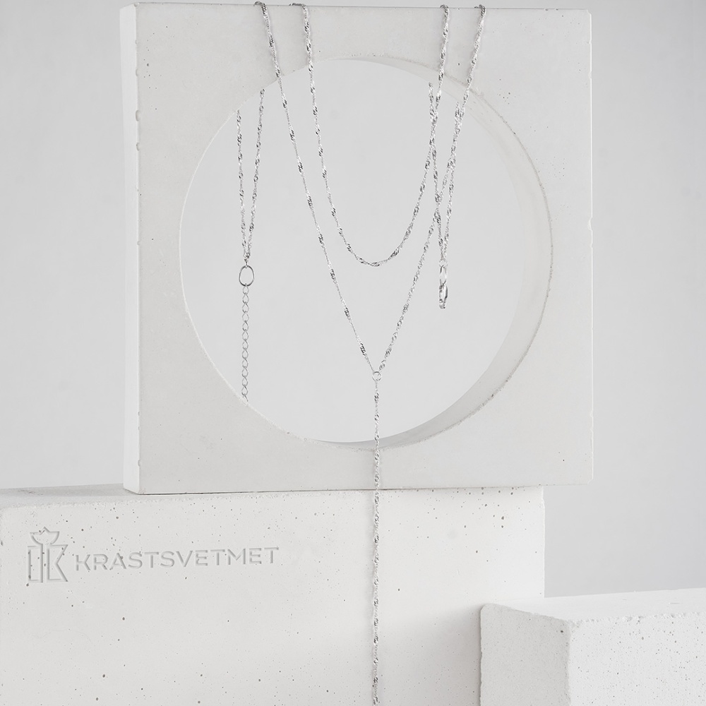 Колье из серебра