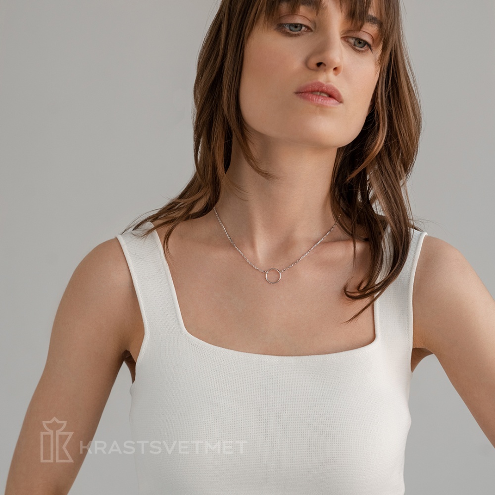 Колье из серебра