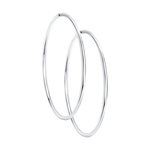 серьги из серебра