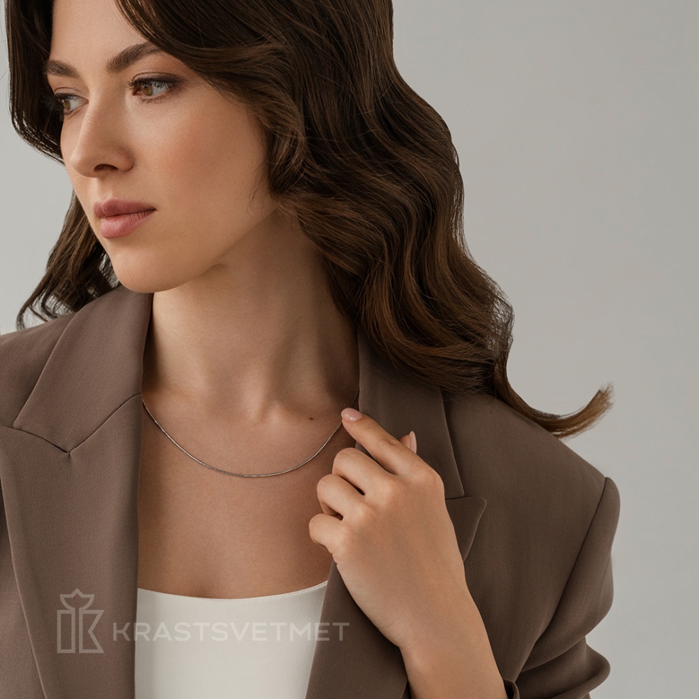 Цепь из золота плетение "Снейк"