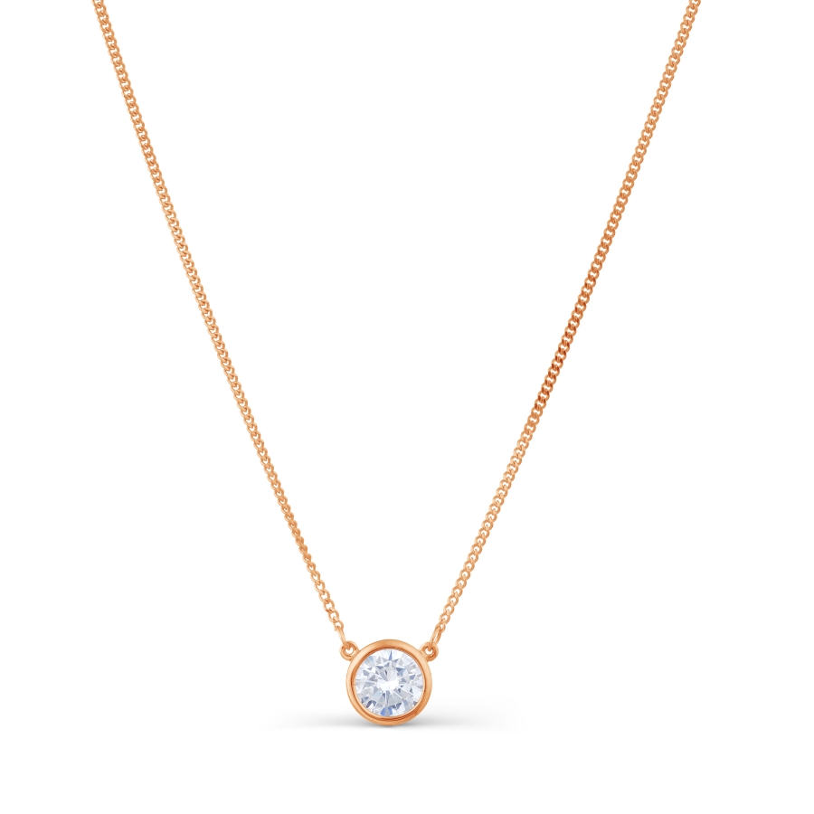 Колье из золота с фианитами