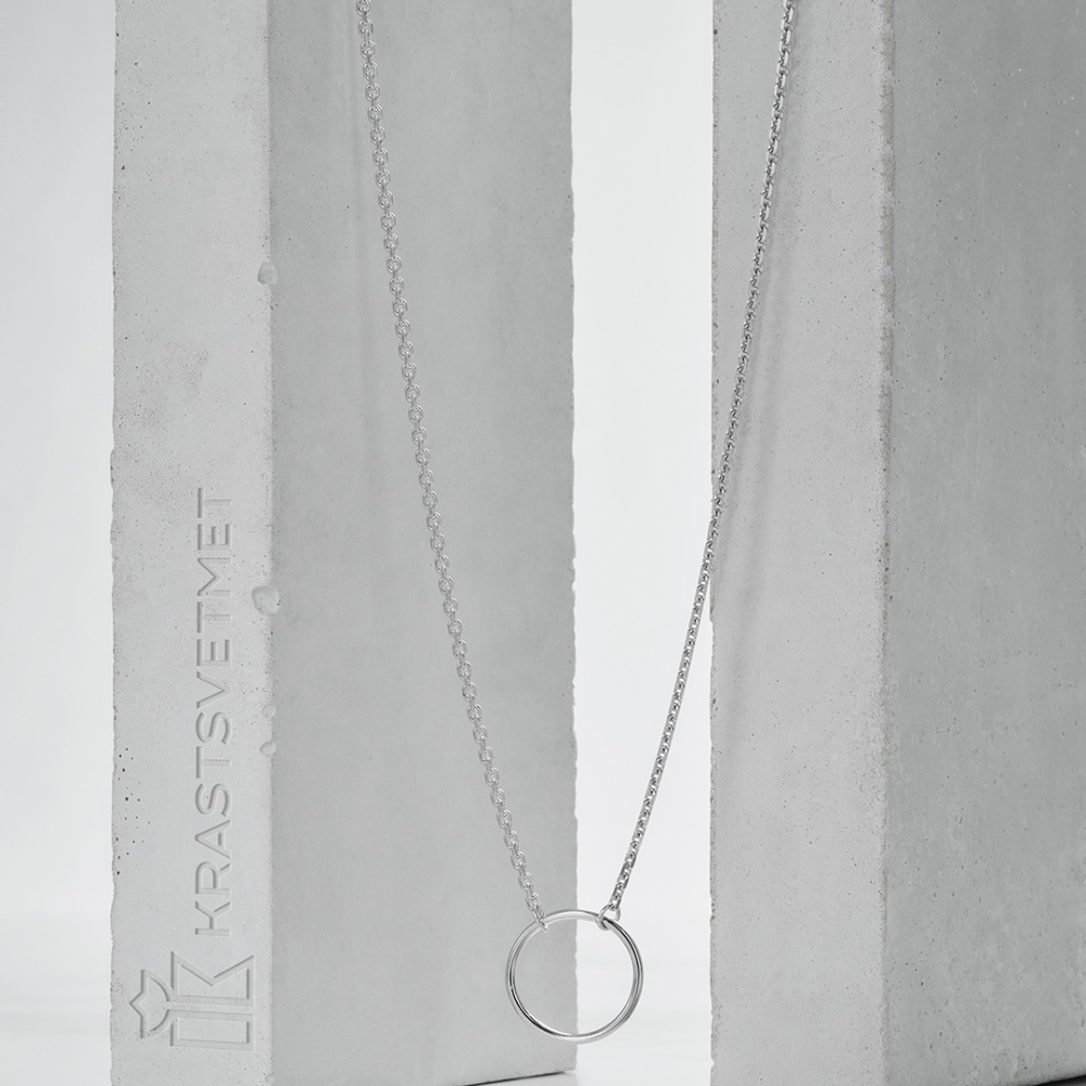 Колье из серебра