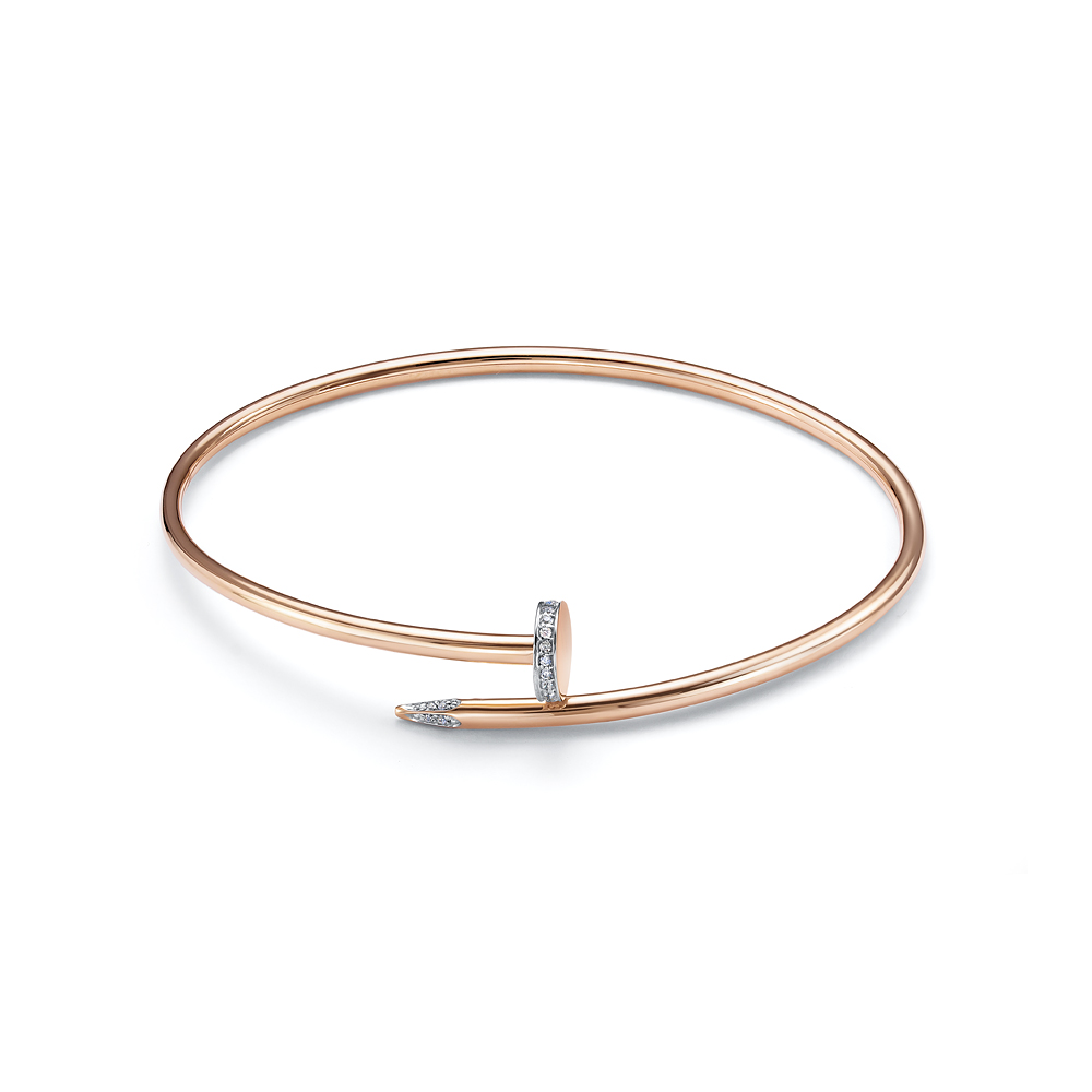 Браслет из золота с фианитами