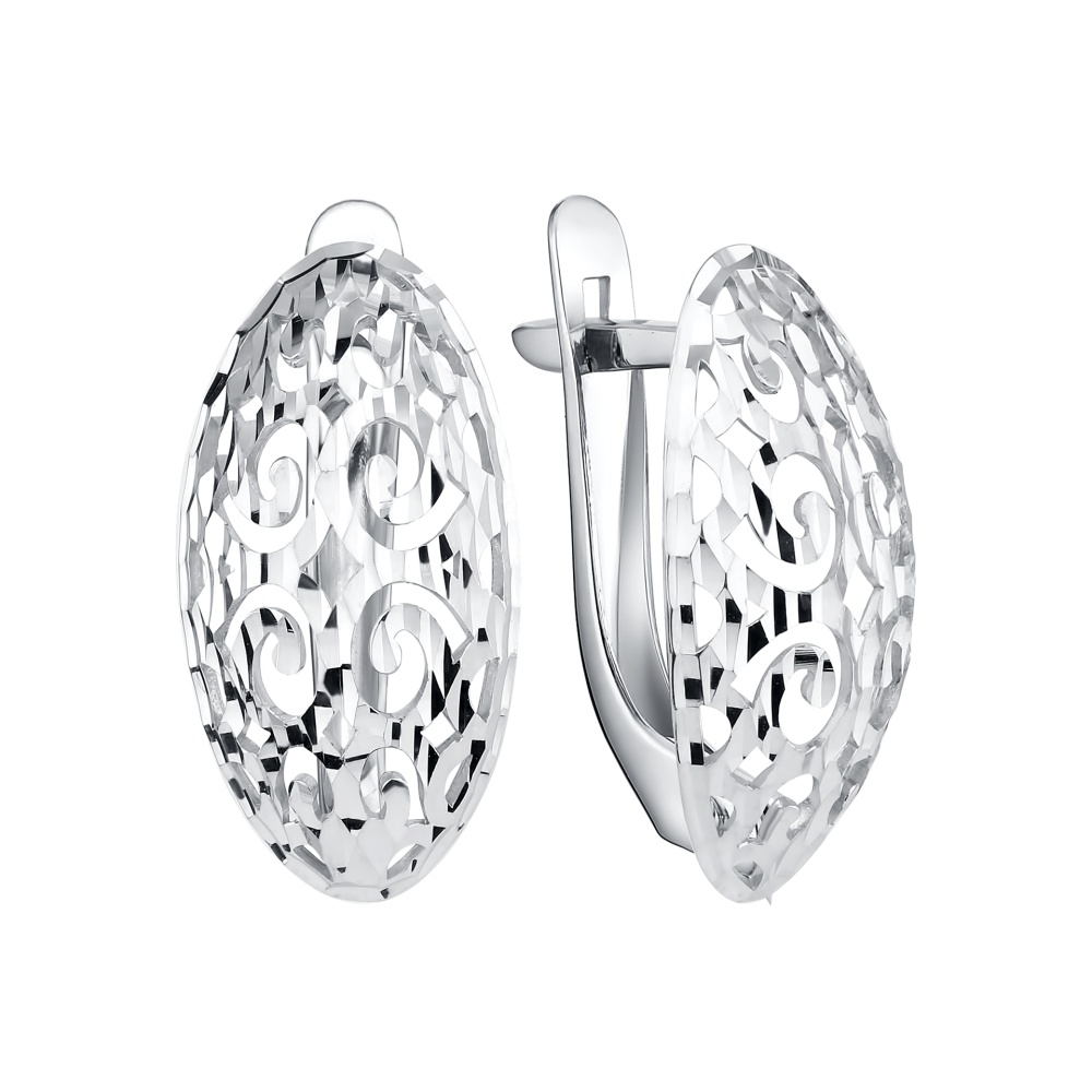 Серьги из серебра