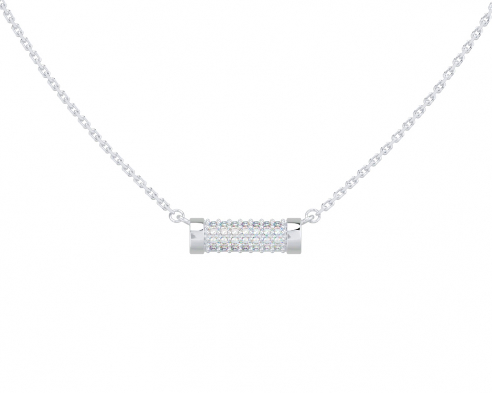 Колье из серебра