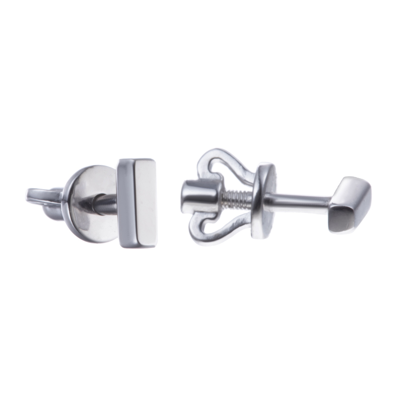 Серьги-пусеты из серебра