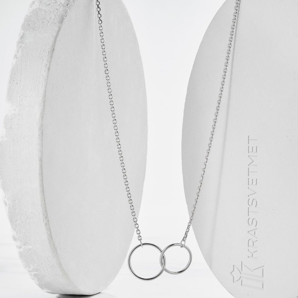 Колье из серебра