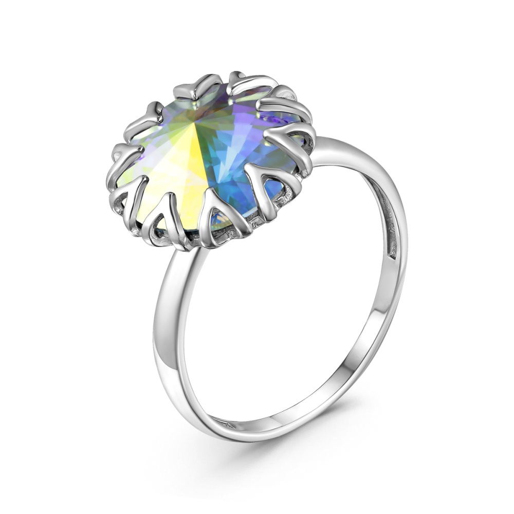Кольцо из серебра с кристаллом SWAROVSKI