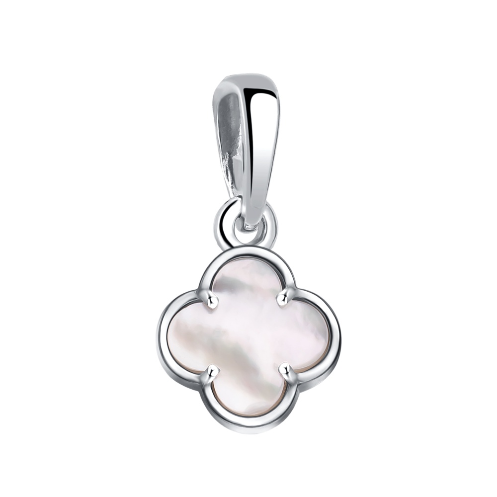 Подвеска из серебра с перламутром