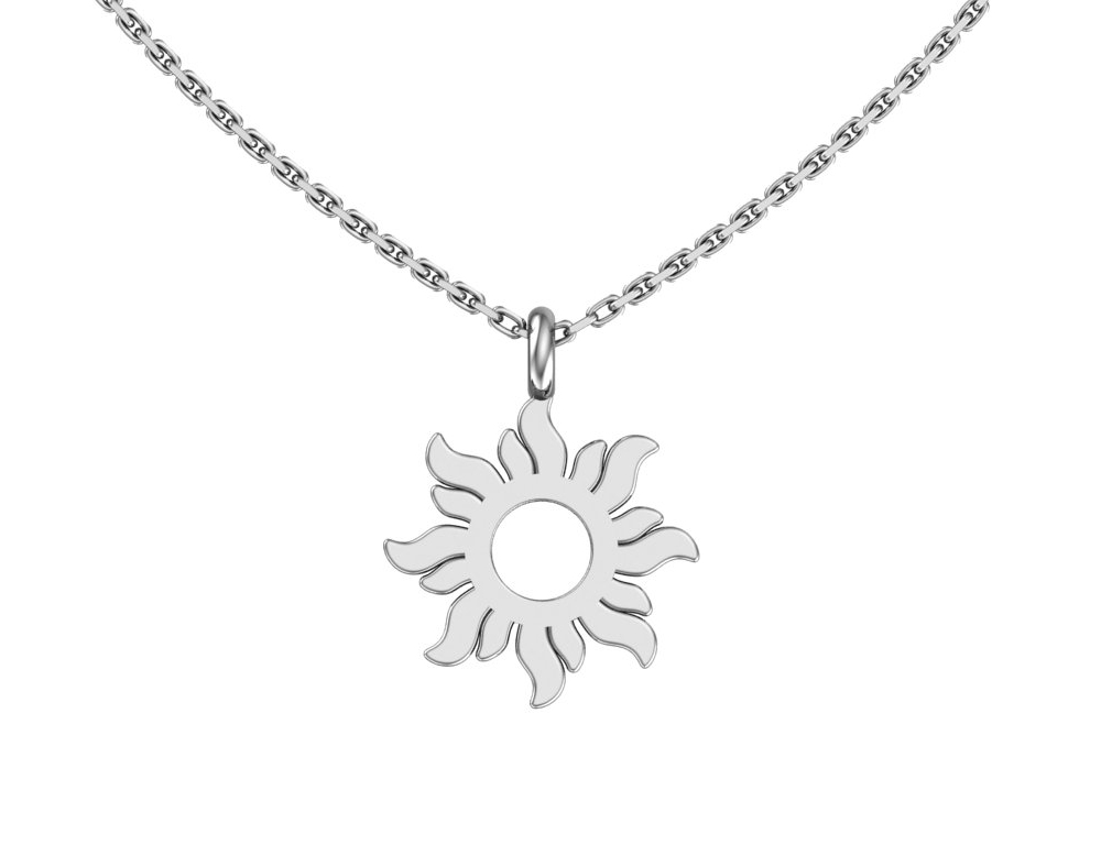 Колье из серебра