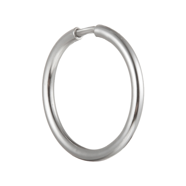 Серьга конго из серебра
