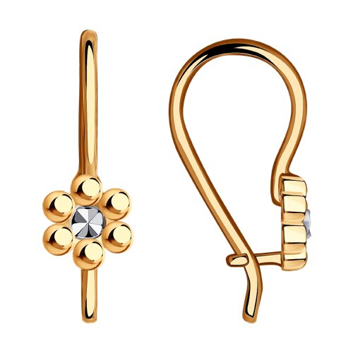 серьги из золота