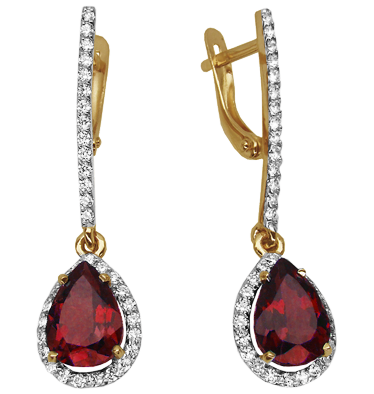 Серьги из золота