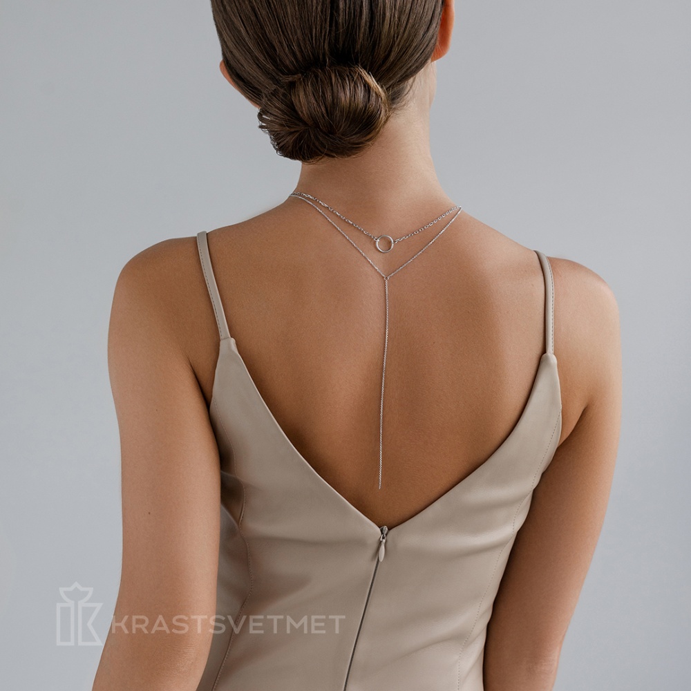 Колье из серебра