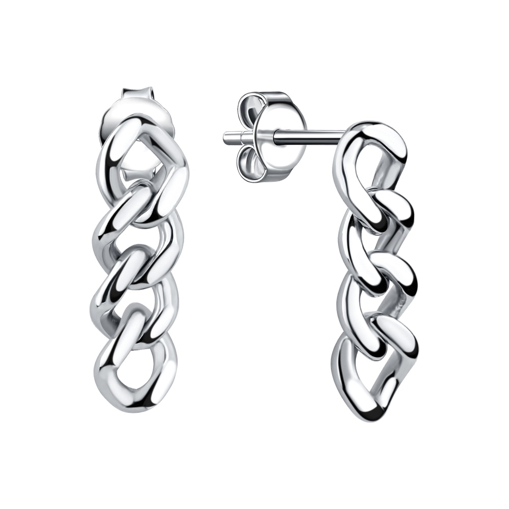 Серьги-пусеты из серебра