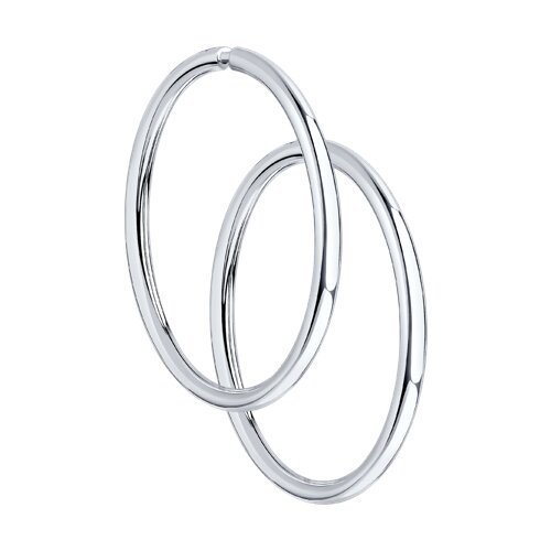 серьги из серебра