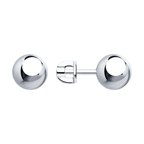 серьги из серебра