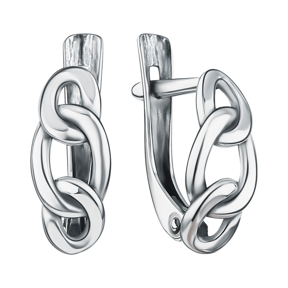 Серьги из серебра