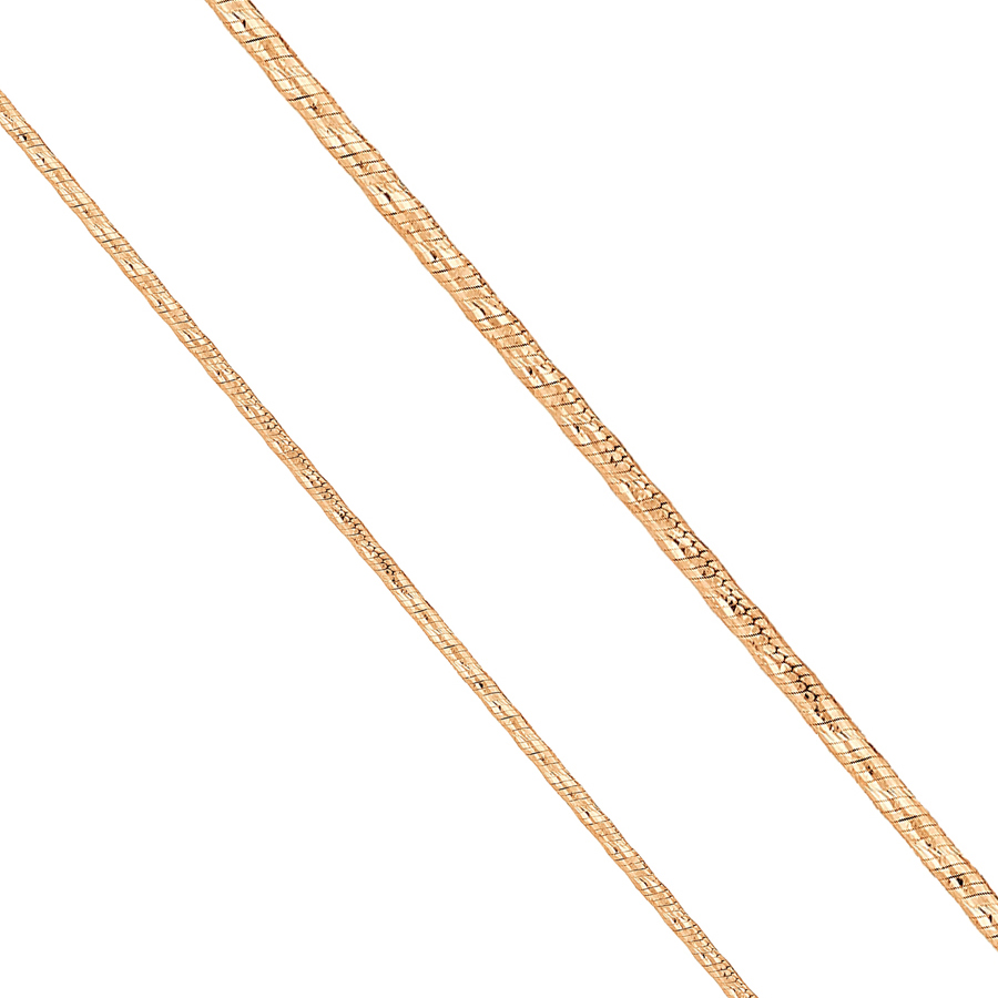 Цепь из золота плетение "Снейк"