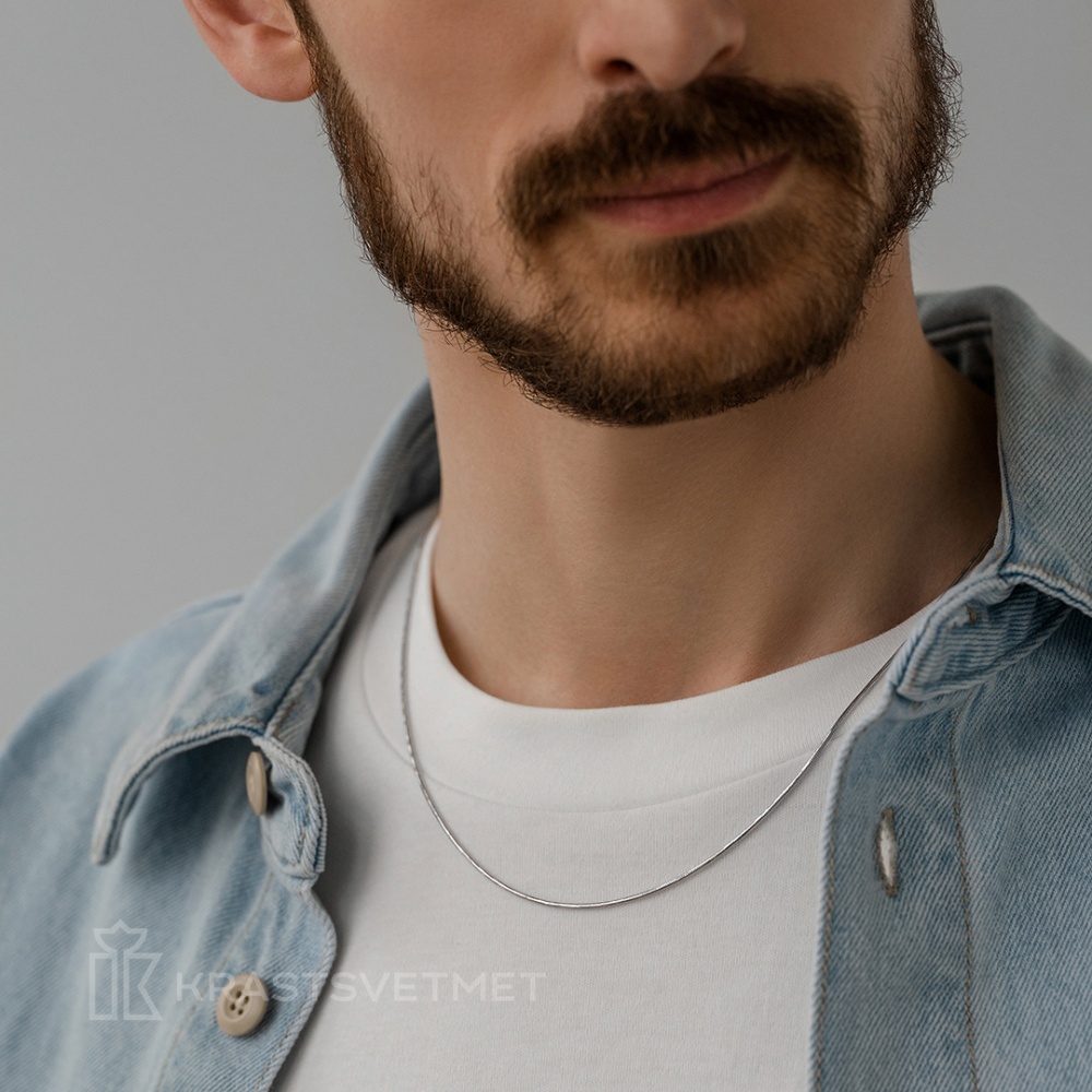 Цепь из золота плетение "Снейк"