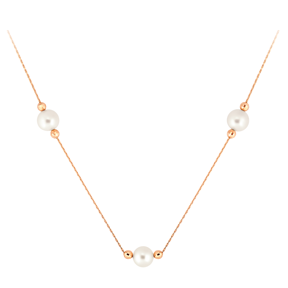 Колье из золота с жемчугом