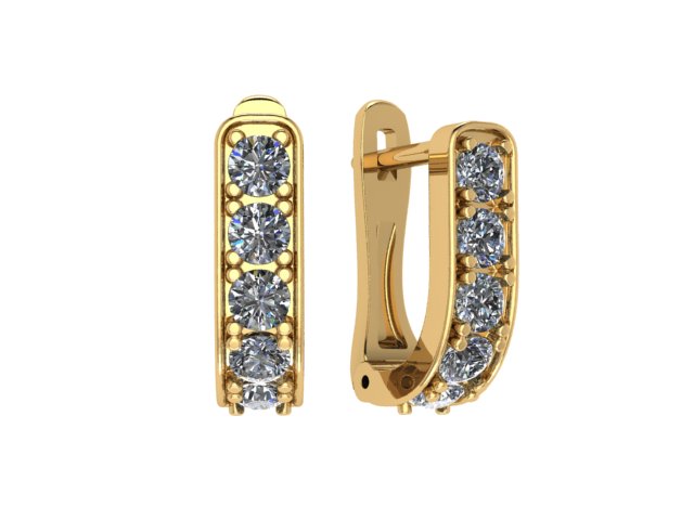 Серьги из золота