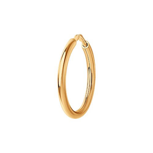 серьги одиночные из золота