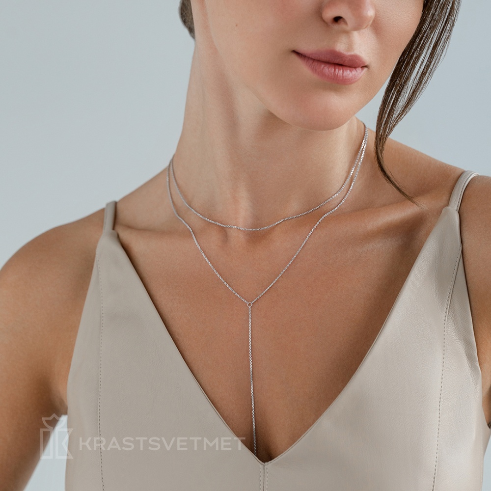 Колье из серебра