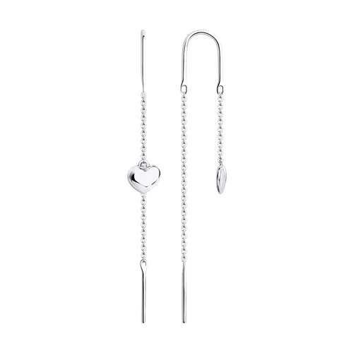 серьги из серебра