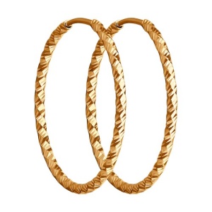серьги из золота