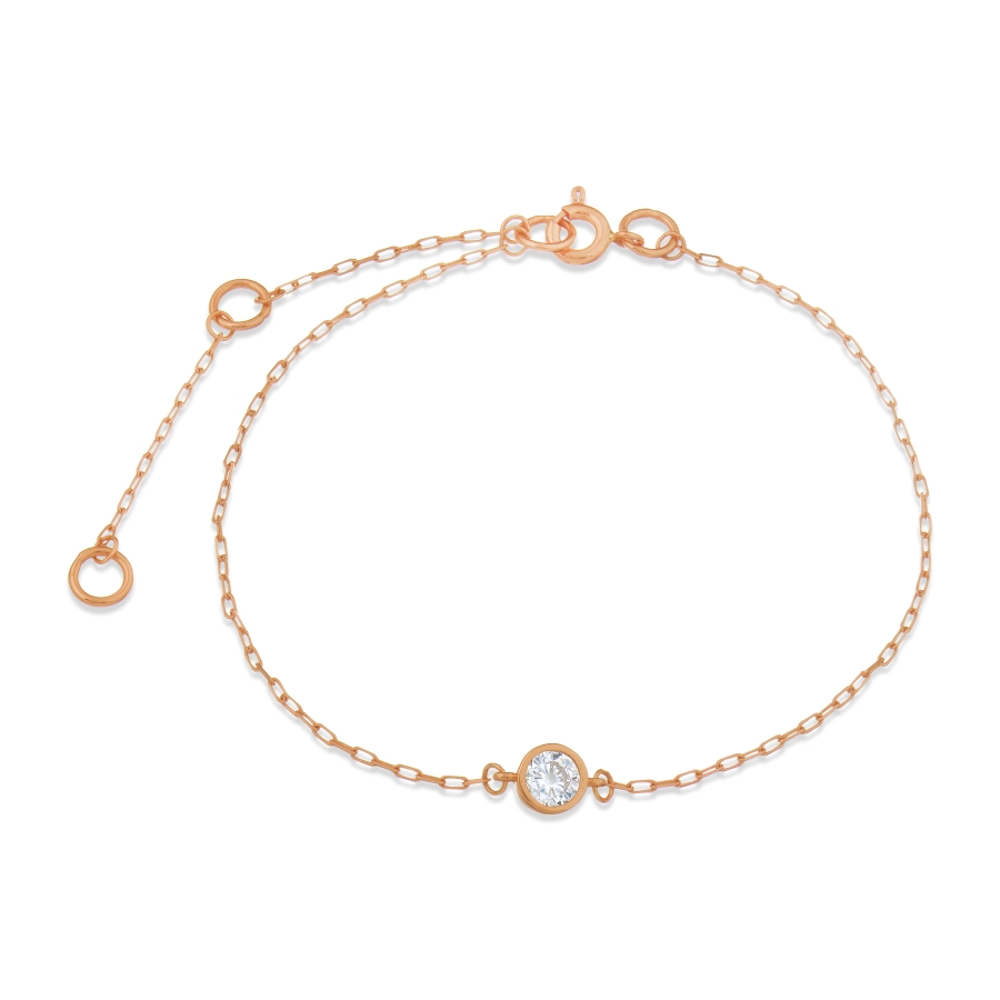 Браслет из золота с фианитом