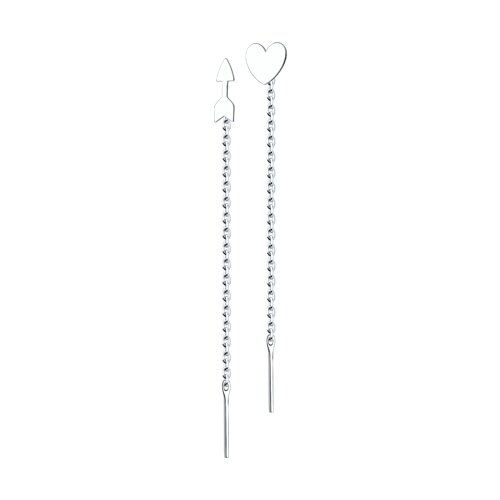 серьги из серебра