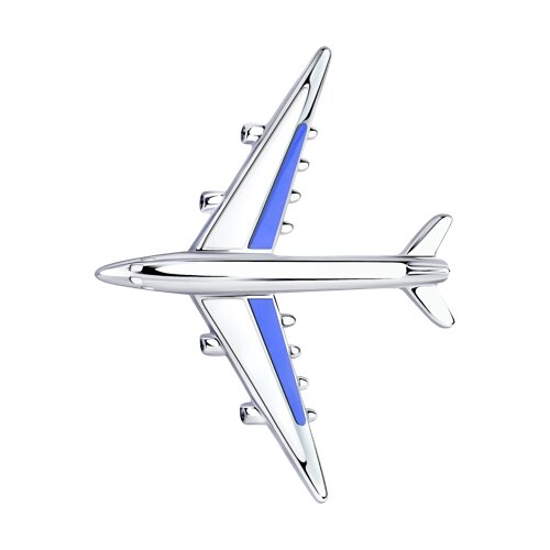 брошь из серебра с эмалью