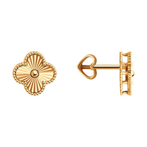 серьги из золота